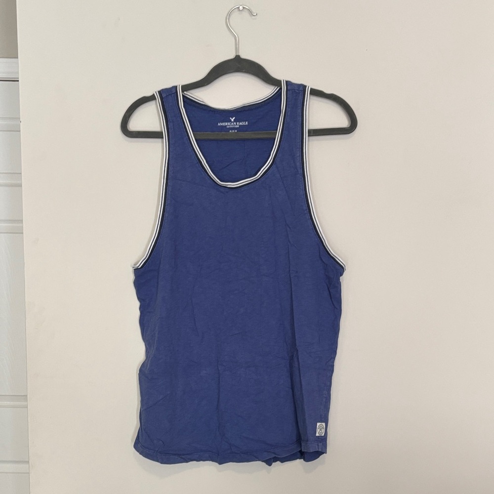 American Eagle Outfitters Blue Tank Top